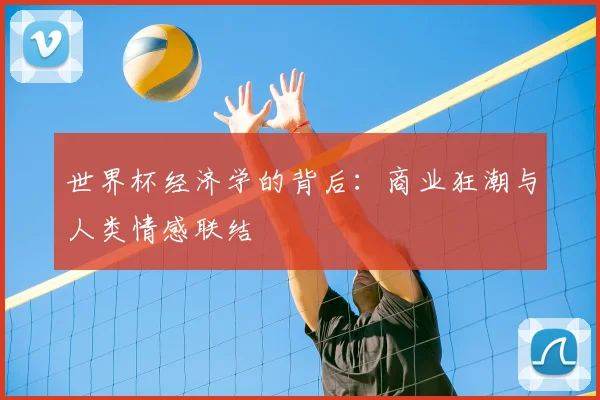 世界杯经济学的背后:商业狂潮与人类情感联结