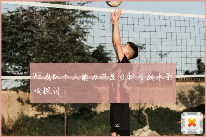 WE战队个人能力深度分析与战术影响探讨